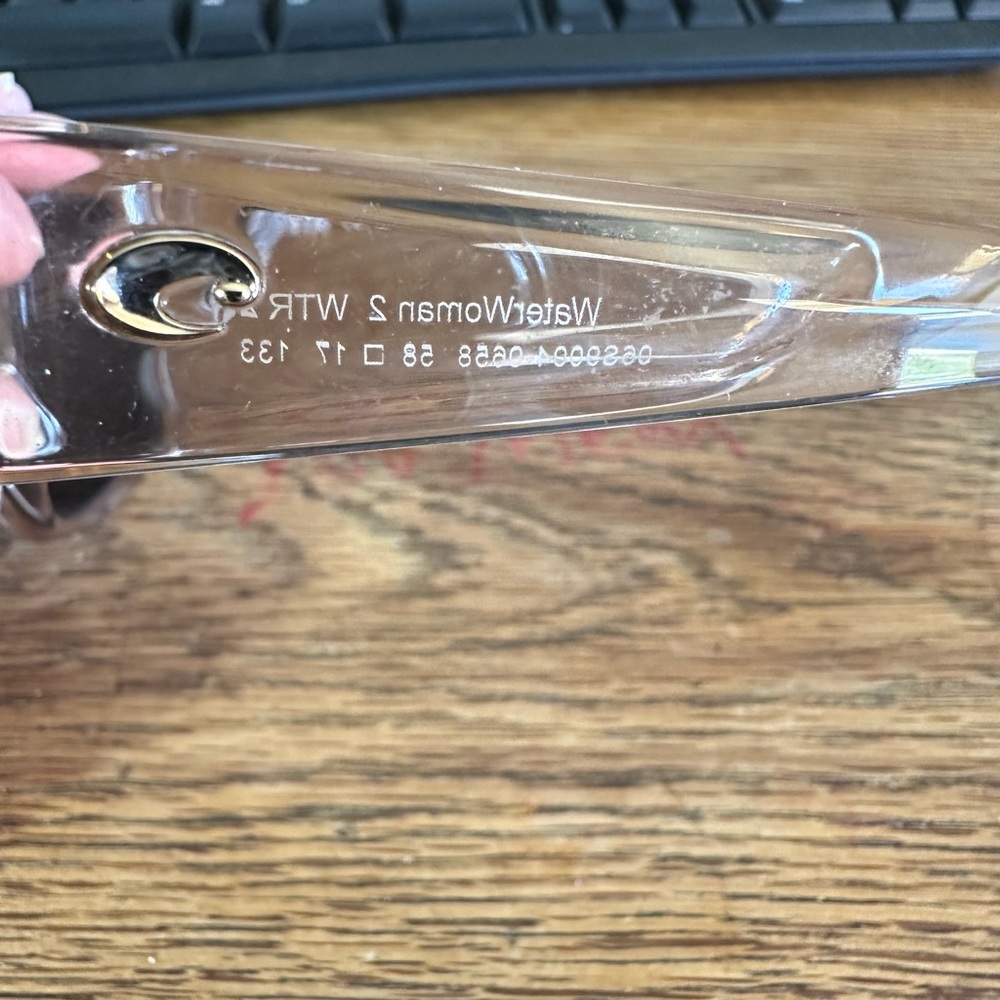 Costa Waterwoman II Shiny Blonde Crystal 580 Lense